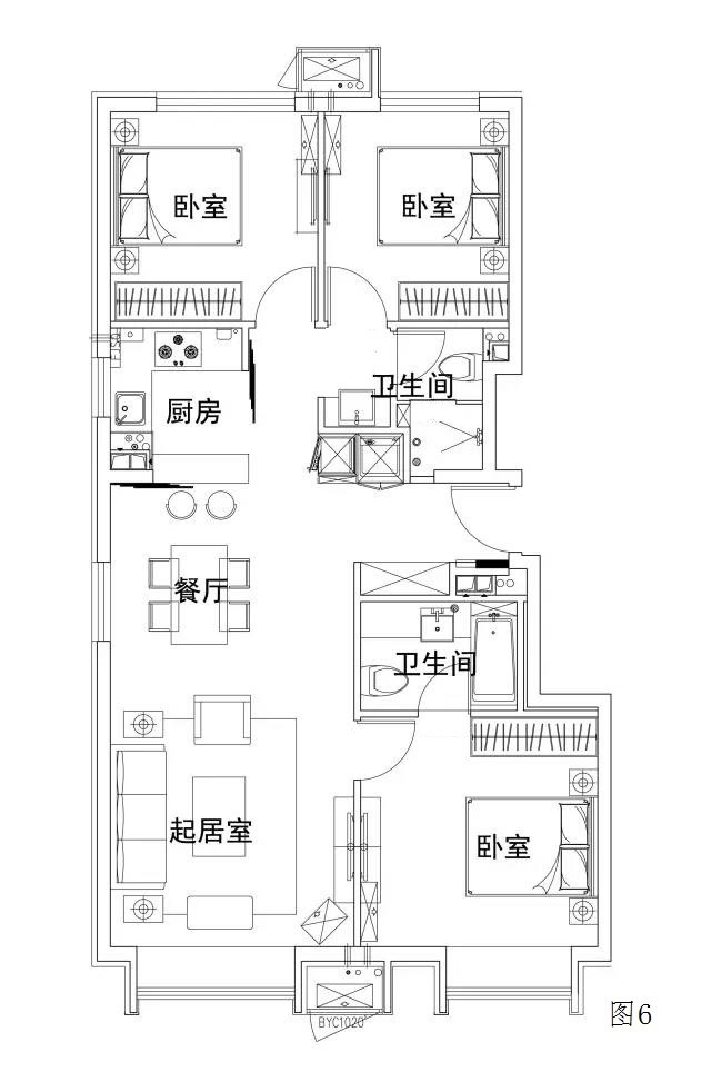 三世同堂户型图