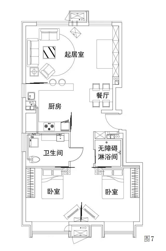 老年人户型图