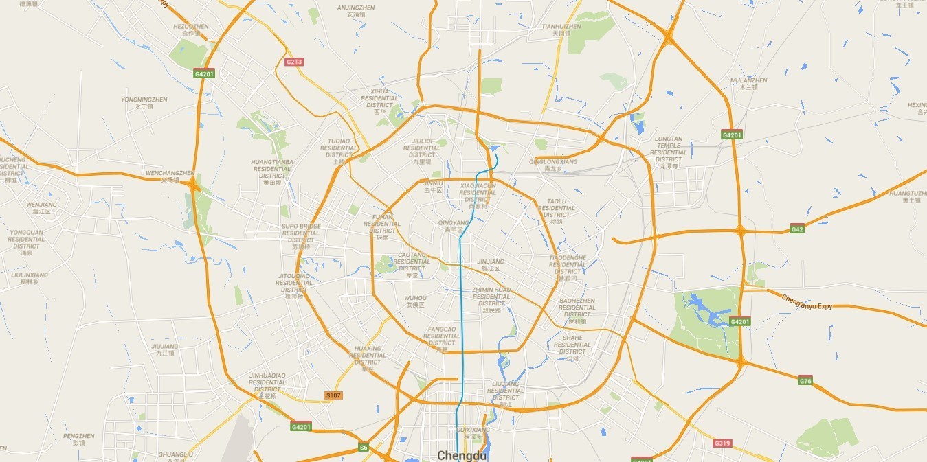 成都市地图